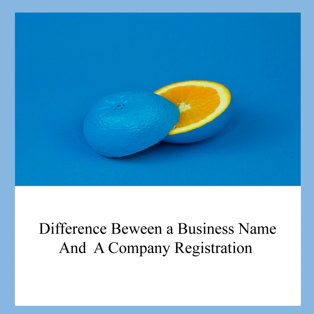 differences between business name and company registration